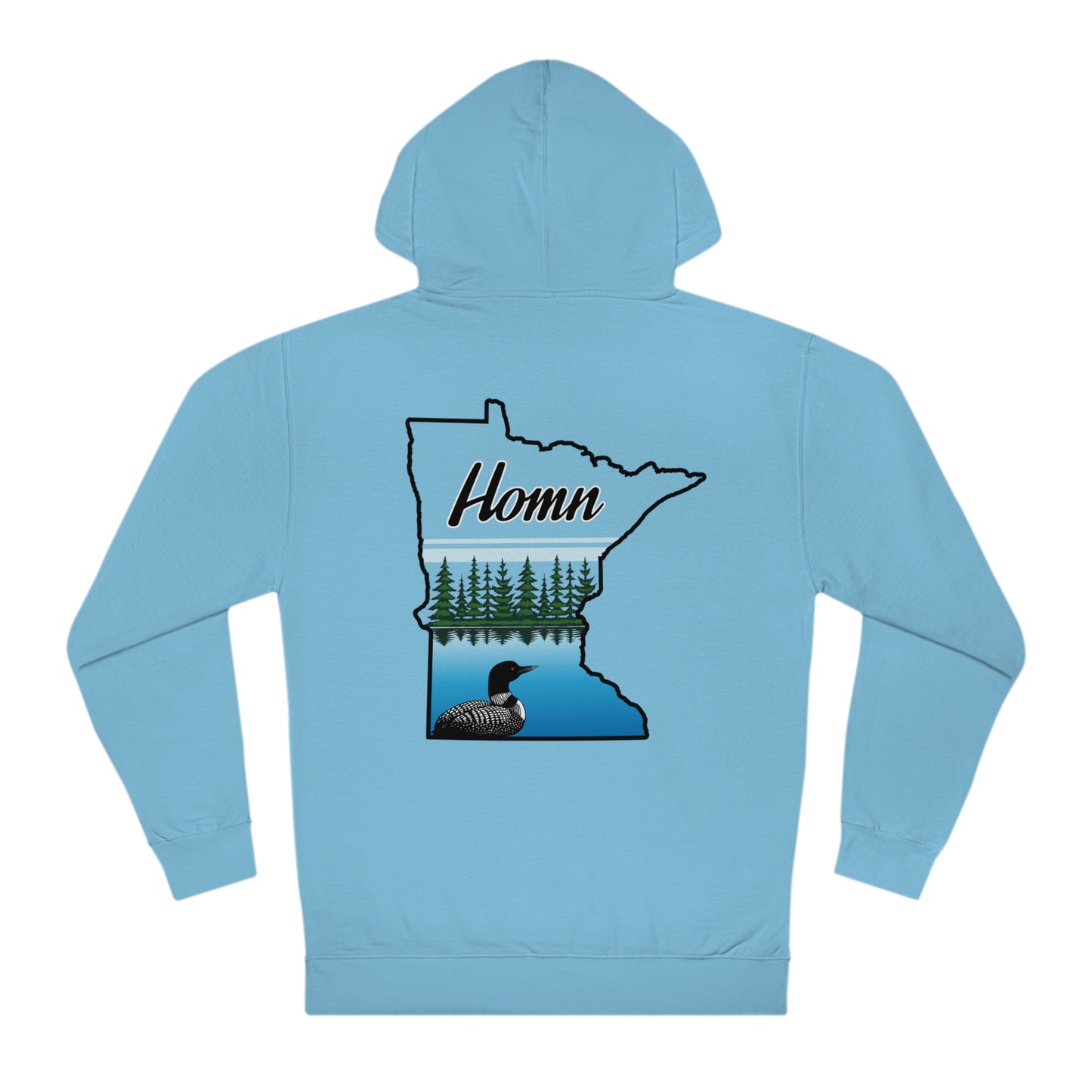 MN Classic Hoodie - Blue Aqua