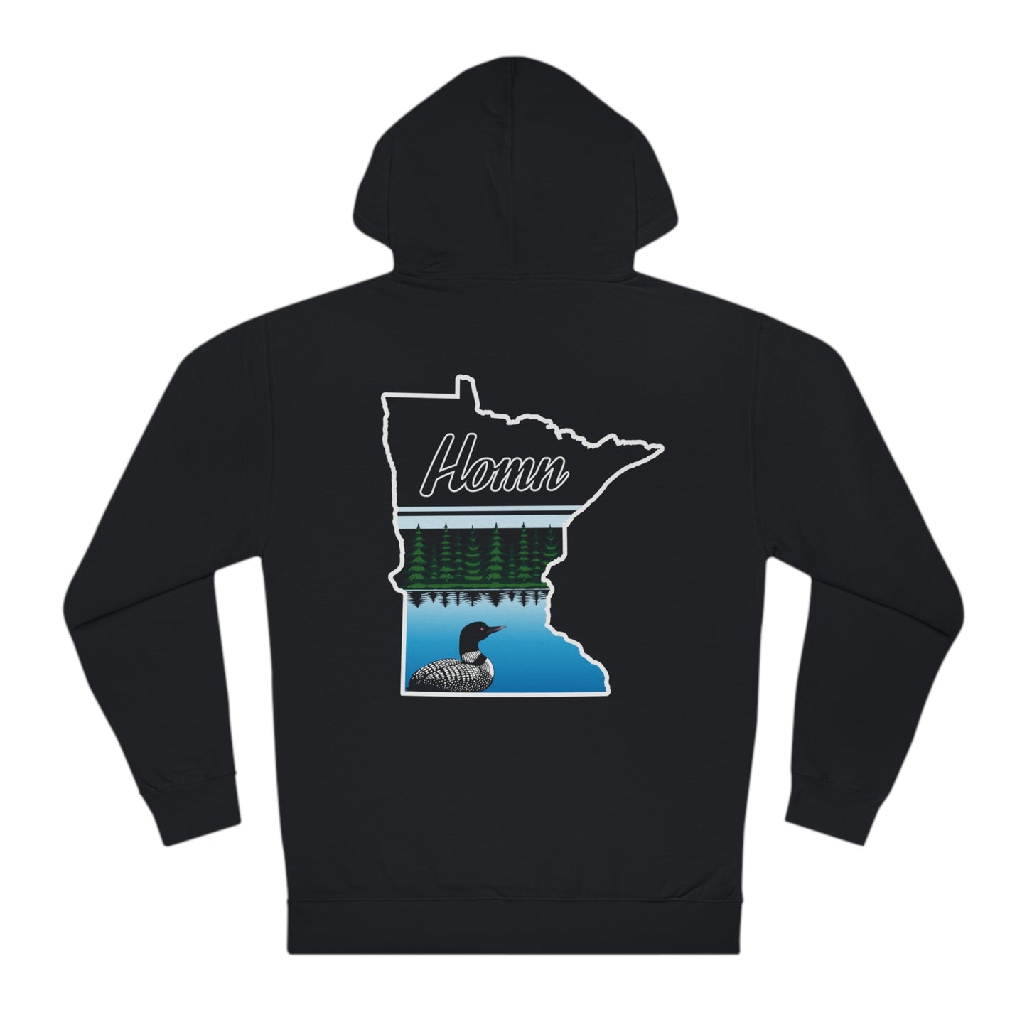 MN Classic Hoodie - Midnight Black