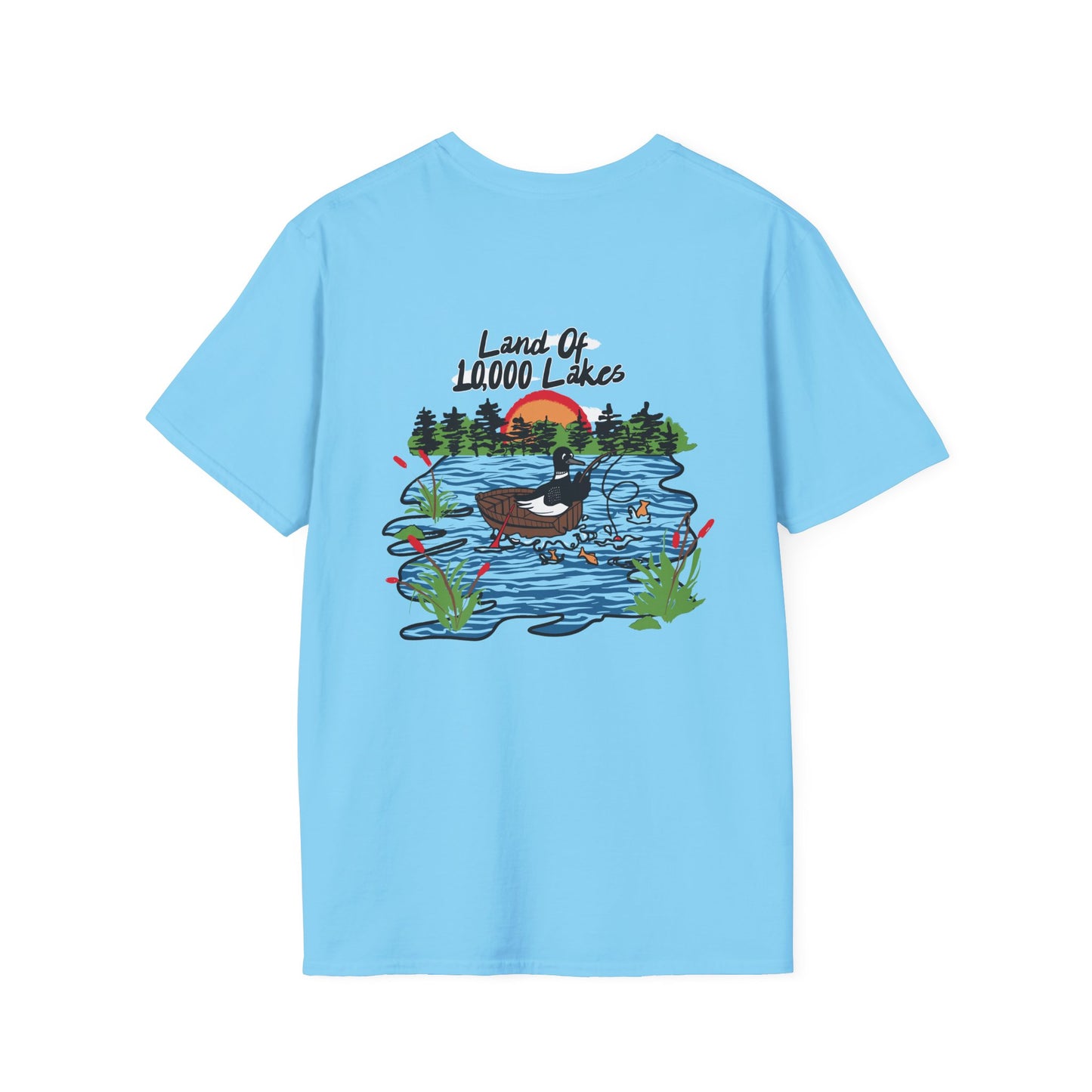 Land of 10,000 Lakes Tee - Sky Blue